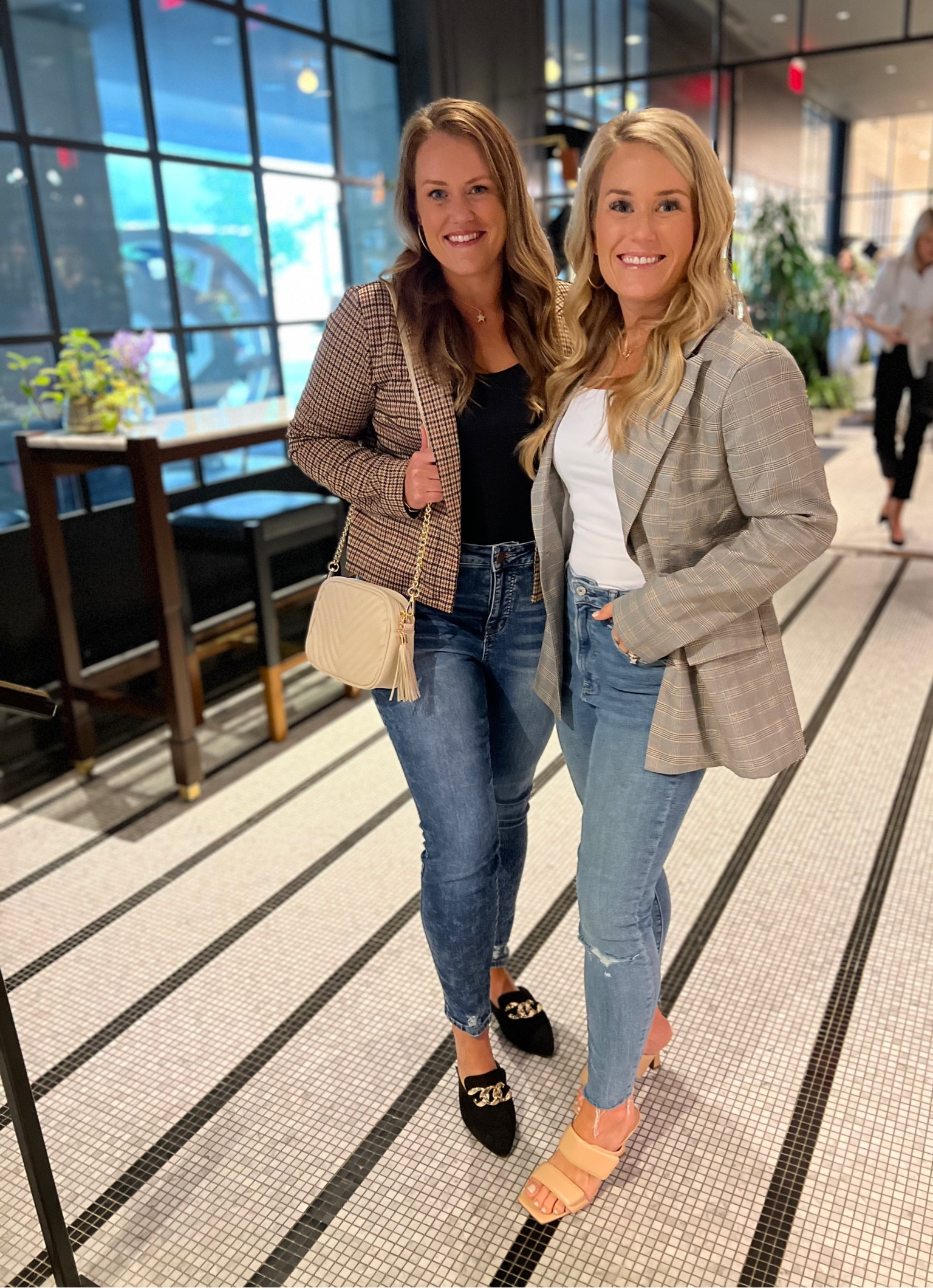 Business casual | jeans | mules | nude heels | blazer | body suit

#LTKstyletip #LTKSeasonal #LTKunder50