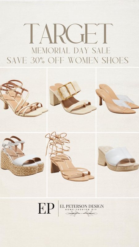 Memorial Day sale 
Sale ends Monday
Sandals 
Heels
Wedges 

#LTKStyleTip #LTKSaleAlert