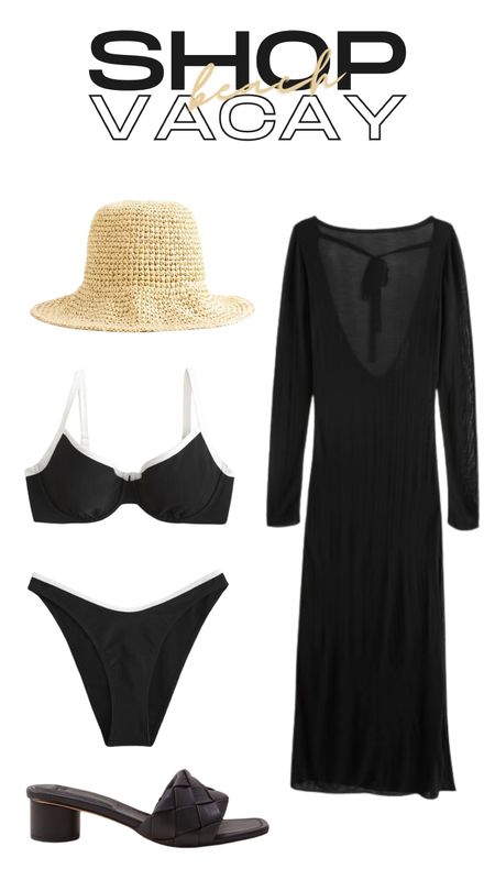 Abercrombie, bikini, cover up, beach hat, sandals 

#LTKSpringSale #LTKswim #LTKtravel