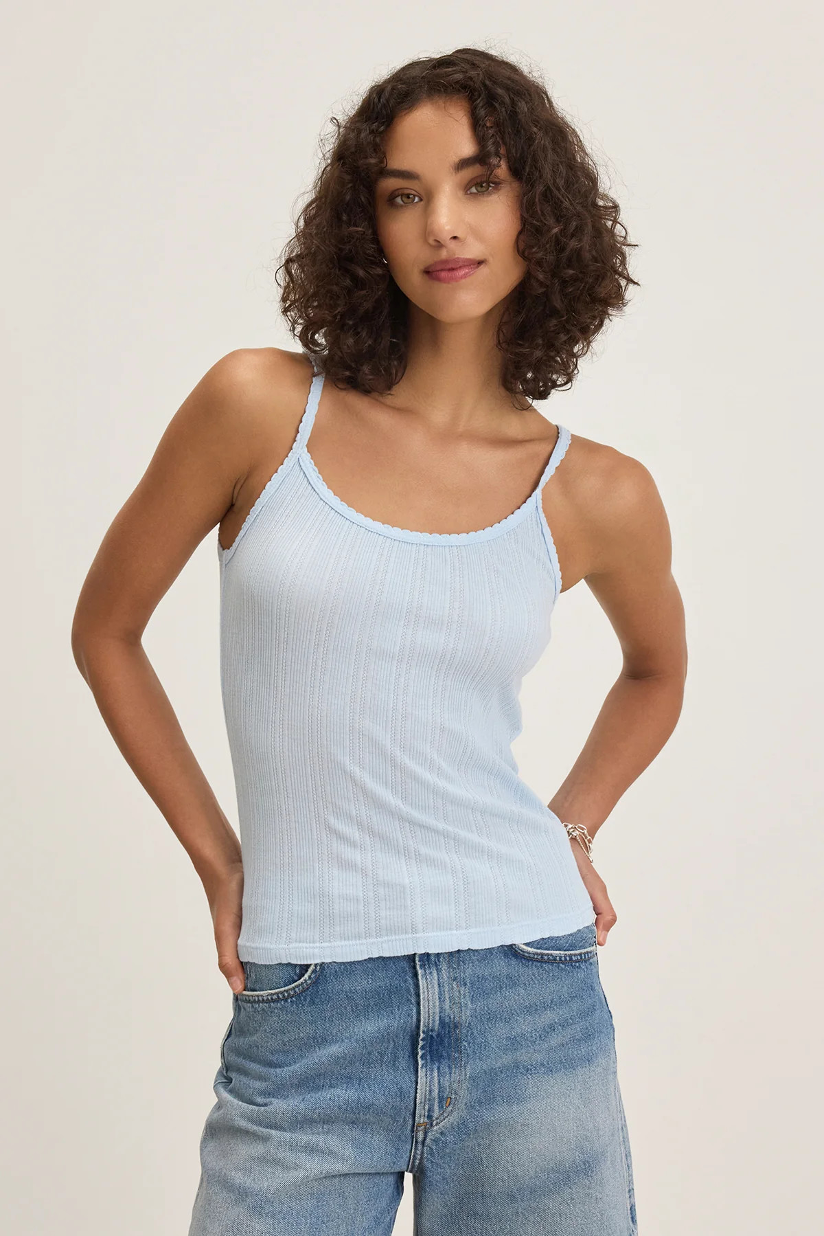 INIKU POINTELLE TANK TOP | Velvet by Graham & Spencer