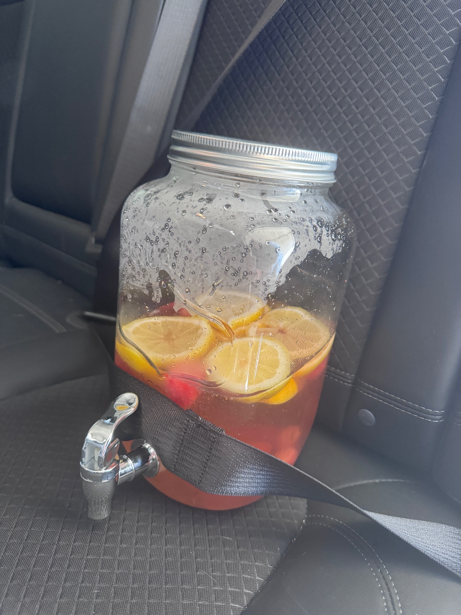 The perfect way to transport a big batch bubbly cocktail to any celebration. 
Recipe is on Bubbly Side of Life on Instagram and it’s a good one! 

#LTKParties #LTKHome