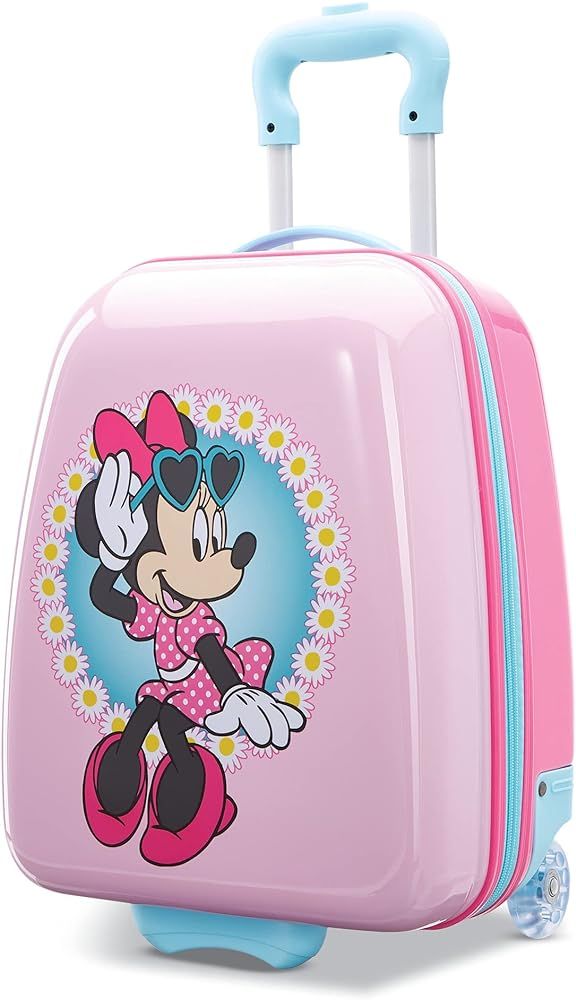 AMERICAN TOURISTER Kids' Disney Hardside Upright Luggage, Minnie, Carry-On 18-Inch | Amazon (US)