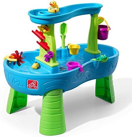 Amazon.com: Step2 Rain Showers Splash Pond Water Table | Kids Water Play Table with 13-Pc Accesso... | Amazon (US)