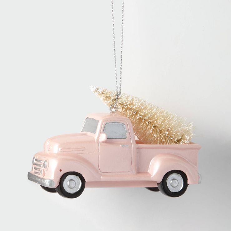 Truck Christmas Tree Ornament Pink - Wondershop&#8482; | Target