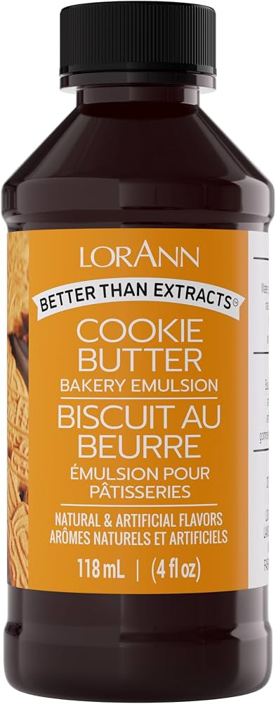 LorAnn Oils Cookie Butter Bakery Emulsion: True Essence, Ideal for Boosting Fruit Tones in Cakes,... | Amazon (US)