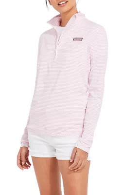 Vineyard Vines Women's Micro Stripe Lightweight Sankaty Shep Shirt | Belk