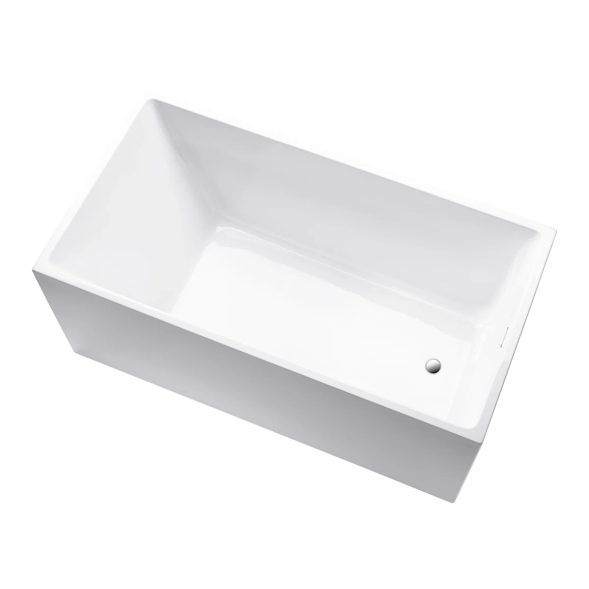 47" x 29" Freestanding Soaking Acrylic Bathtub VA6816B-XS-IO | Wayfair North America