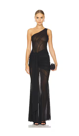 Calianna Gown in Black | Revolve Clothing (Global)