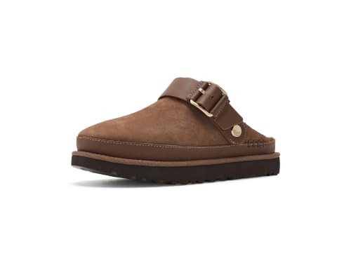UGG Women's Goldenstar Villa Clog, Dark Chestnut, 06 | Amazon (US)