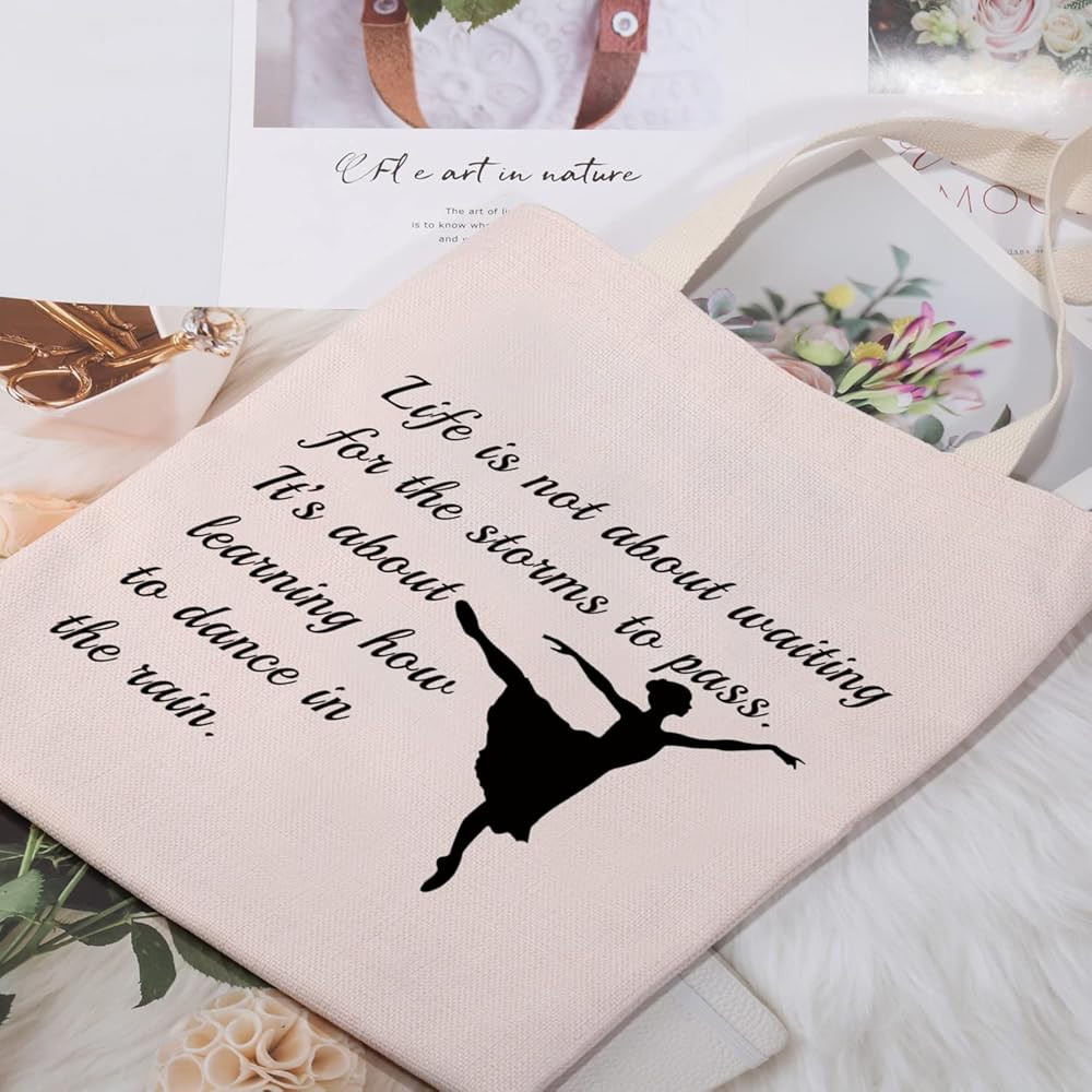 Dance Lover Gift Dancer Tote Bag For Women Girls Dance Teacher Dance Team Inspirational Gift | Amazon (CA)