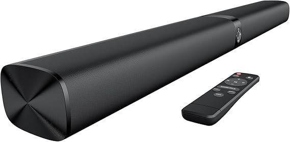Sound Bar for Smart TV, Soundbar with Bluetooth/ARC/Opt/AUX Connect, Auto Volume Boost, 3 Equaliz... | Amazon (US)