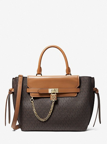 Hamilton Legacy Large Logo Belted Satchel | Michael Kors US