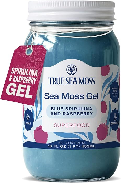 TrueSeaMoss Sea Moss Gel \u2013 Blue Spirulina, Pack of 1 (Labels may Vary) | Amazon (US)