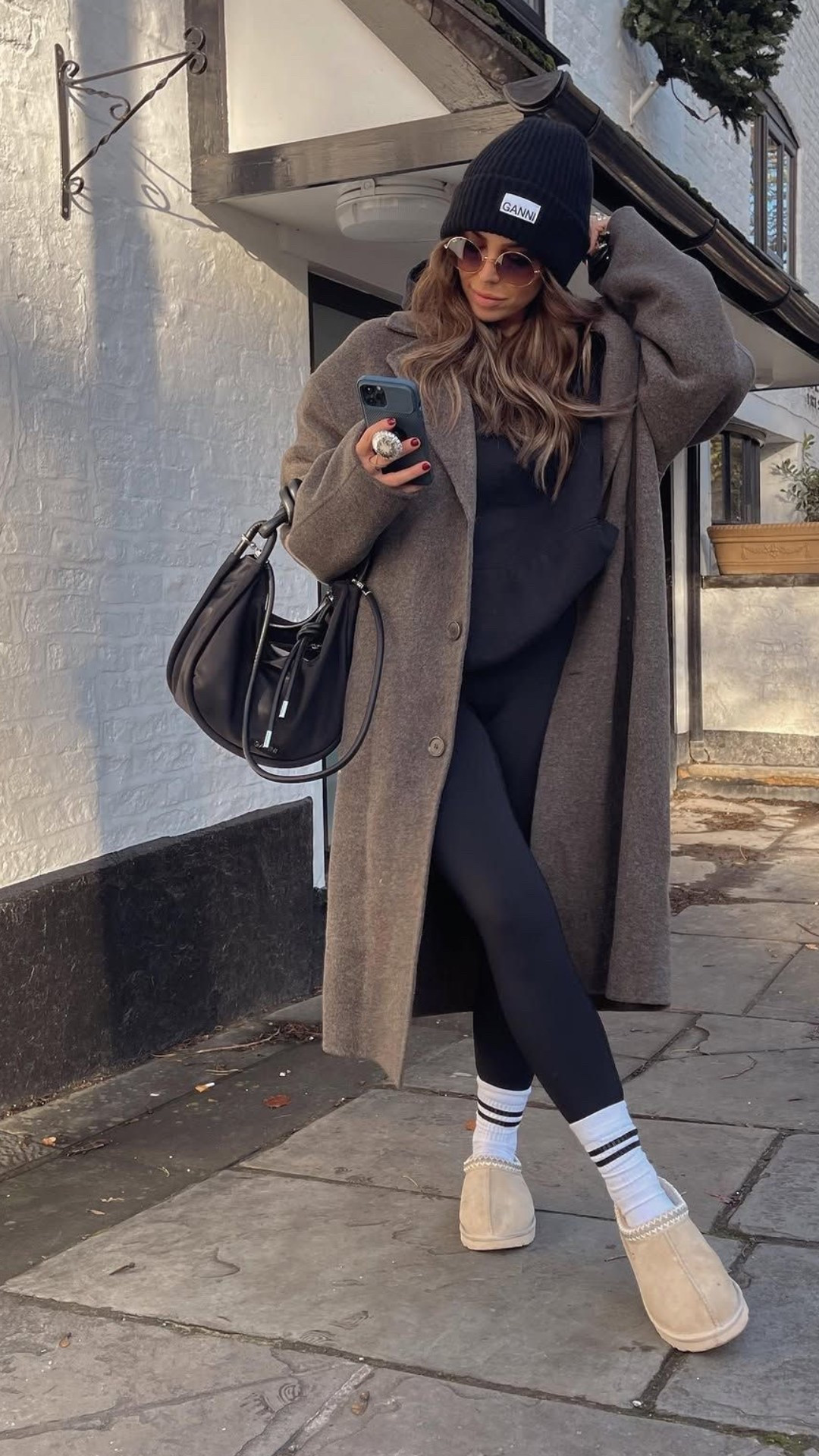 Recreate the look!  Style inspo from Pinterest to your cart! 🐻☕️🤎


#trending outfit
#Pinterest outfit inspo
#Pinterest inspo
#Pinterest inspired 
#fall fashion
#style inspo
#winter fashion
#ugg style
#ugh fashion inspo
#ugg outfit 
#ugg Tasman 
#ugg tazzw
#round metal sunglasses
#designer sunglasses
#affordable sunglasses 
#fall layers
#winter layers 
#winter jacket
#coatigan 
#long brown coat
#oversized jacket 
#black beanie
#ganni beanie 
#lululemon leggings
#amazon leggings
#crz yoga
#black leggings
#black stripe socks
#white socks
#black sweatshirt
#black hoodie
#abercrombie Sunday hoodie
#black handbag 
#black purse
#designer purse
#fashion inspo
#outfit inspo
#casual style
#elevated casual
#holiday outfit 
#casual outfit 
#cool mom outfit 
#weekend style
#weekend outfit 
#mom style 
#coffee date outfit 
#errands outfit 
#sports mom outfit 
#soccer mom outfit 
#everyday casual outfit
#school drop off outfit 
#airport outfit 
#airport style
#travel outfit 
#travel style 
#street style
#new York style
#city outfit 
#pop socket 
#lunch outfit 
#ootd 

#LTKTravel #LTKOver40 #LTKmomlife