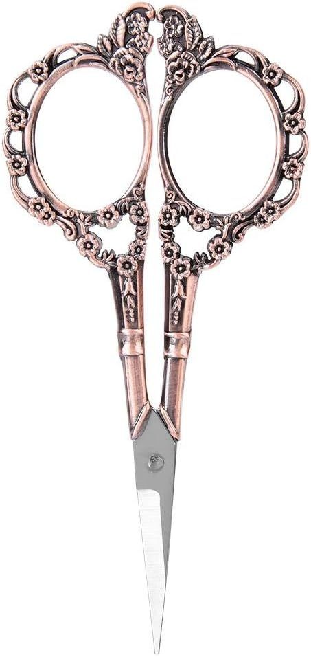 Antique Vintage Style Scissor Cutting Embroidery Flower Pattern Scissors Sewing Tool Tailor Sciss... | Amazon (US)