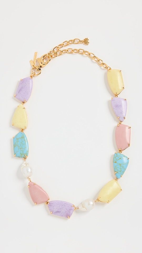 Pearl Pebble Collar Necklace | Shopbop