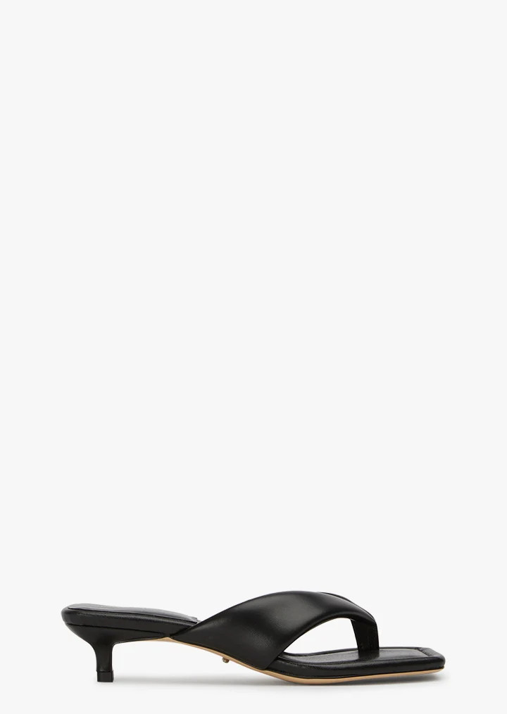Tropic Black Nappa Heels | Tony Bianco US