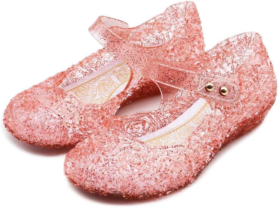 Amtidy Frozen Inspired Elsa Flats Mary Jane Dance Party Cosplay Shoes | Amazon (US)