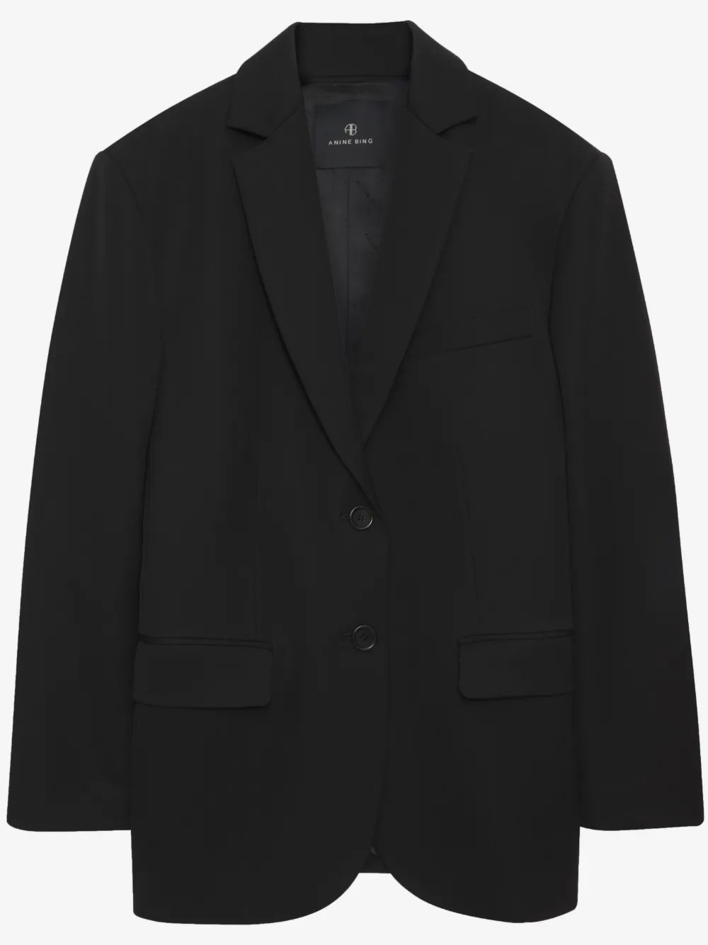 ANINE BING Quinn blazer - Black | Farfetch Global