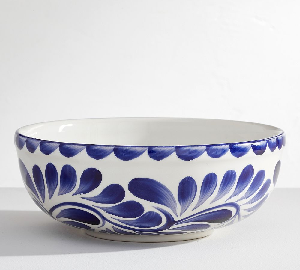Puebla Porcelain Pasta Bowls, Set of 4 | Pottery Barn (US)
