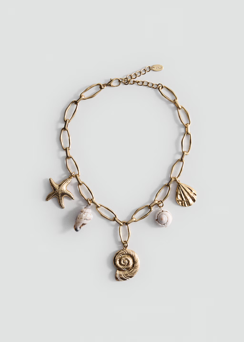 Shells bead necklace - Women | MANGO United Kingdom | MANGO (UK)