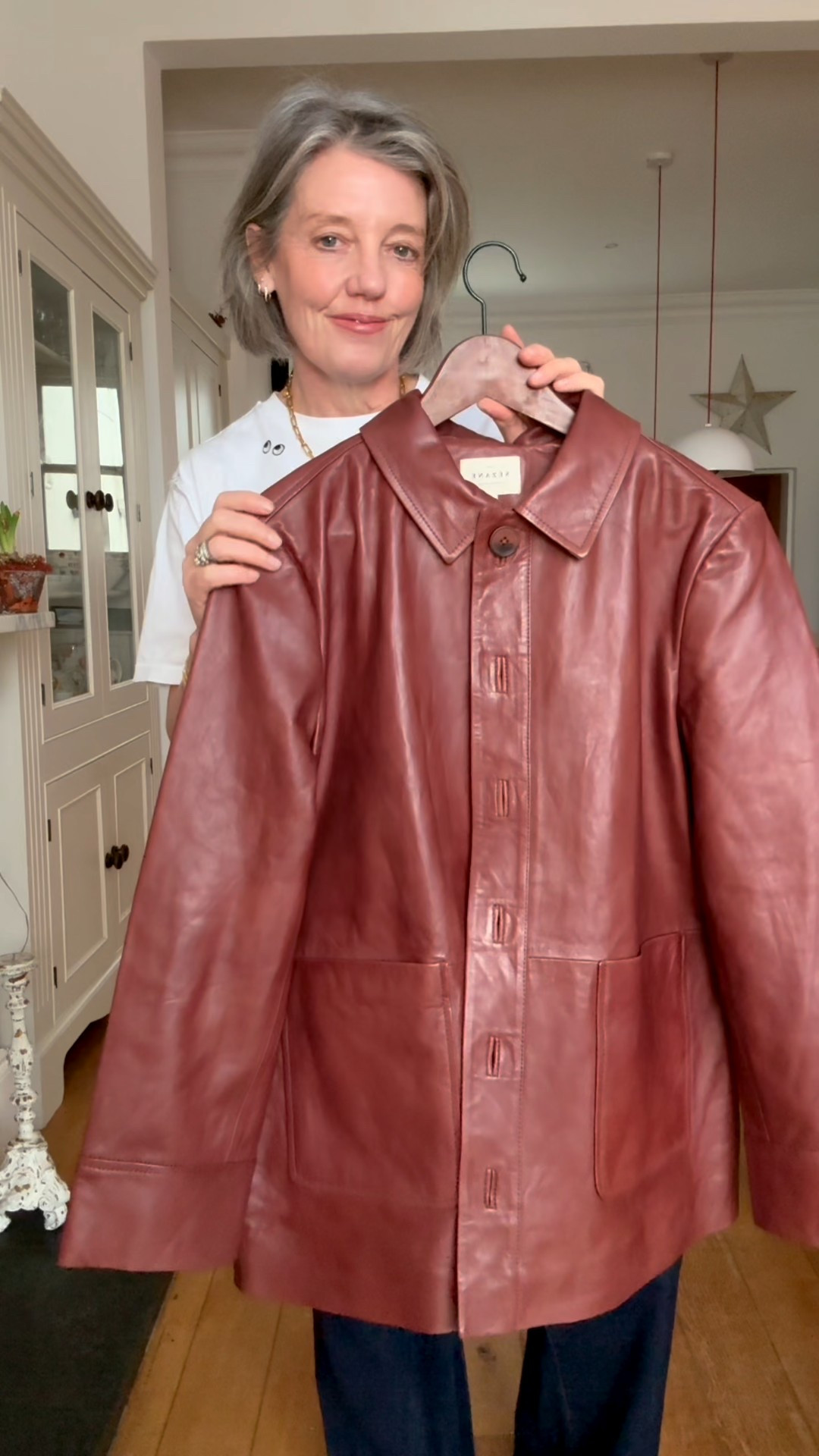 Styling my Sezane Leather Jacket 🌰
Jacket size 12

Jeans 29/31
Jumper size large 

Wide leg trousers size 14 long
Hoodie size large 

Trousers size 12
Puffer liner size large 

Leather Jacket, Transitional outfits, Spring outfits, Workwear, Winter Jacket, Easy Outfit Ideas, Uniqlo, M&S, Layering


#LTKover50style #LTKworkwear #LTKjeans