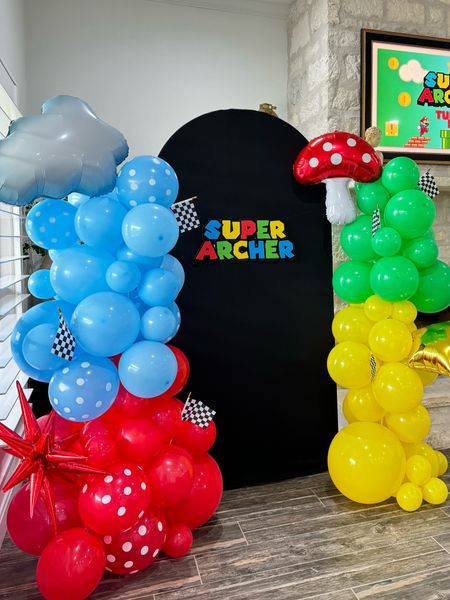 Super Mario Party 🎉🏁⭐️🍄👨🏻🐢 

Party backdrop, Mario & Luigi, colorful party idea, boys birthday 

#LTKfindsunder50 #LTKkids