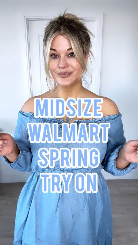 Midsize @Walmart Spring Try On! #WalmartPartner #Walmart ##IYWYK 
Size Large Dresses & 14 in Romper

#LTKunder50 #LTKcurves