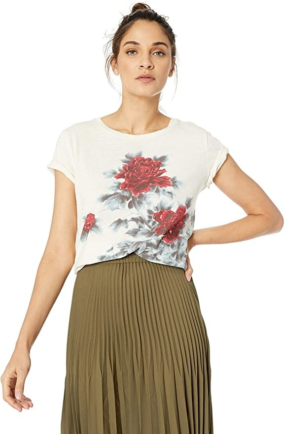 Lucky Brand Women's Waterbase Floral Tee | Amazon (US)