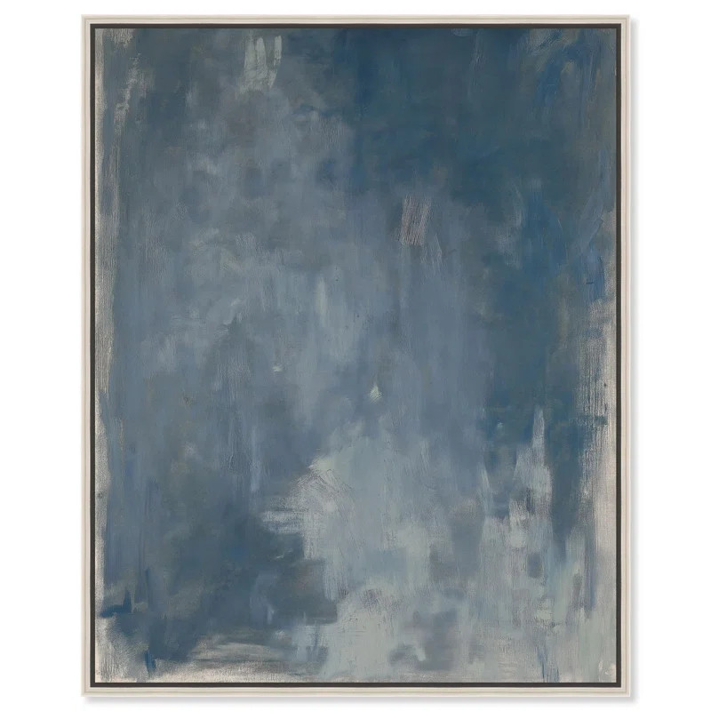 Blue Monolith Canvas Print Blue Abstract Art by Art Remedy | Wayfair North America