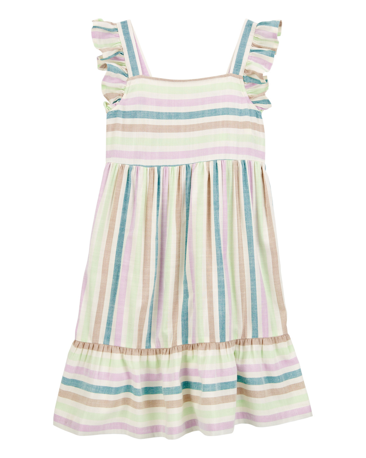 Kid Striped Flutter Sleeve Dress | Carter's Inc