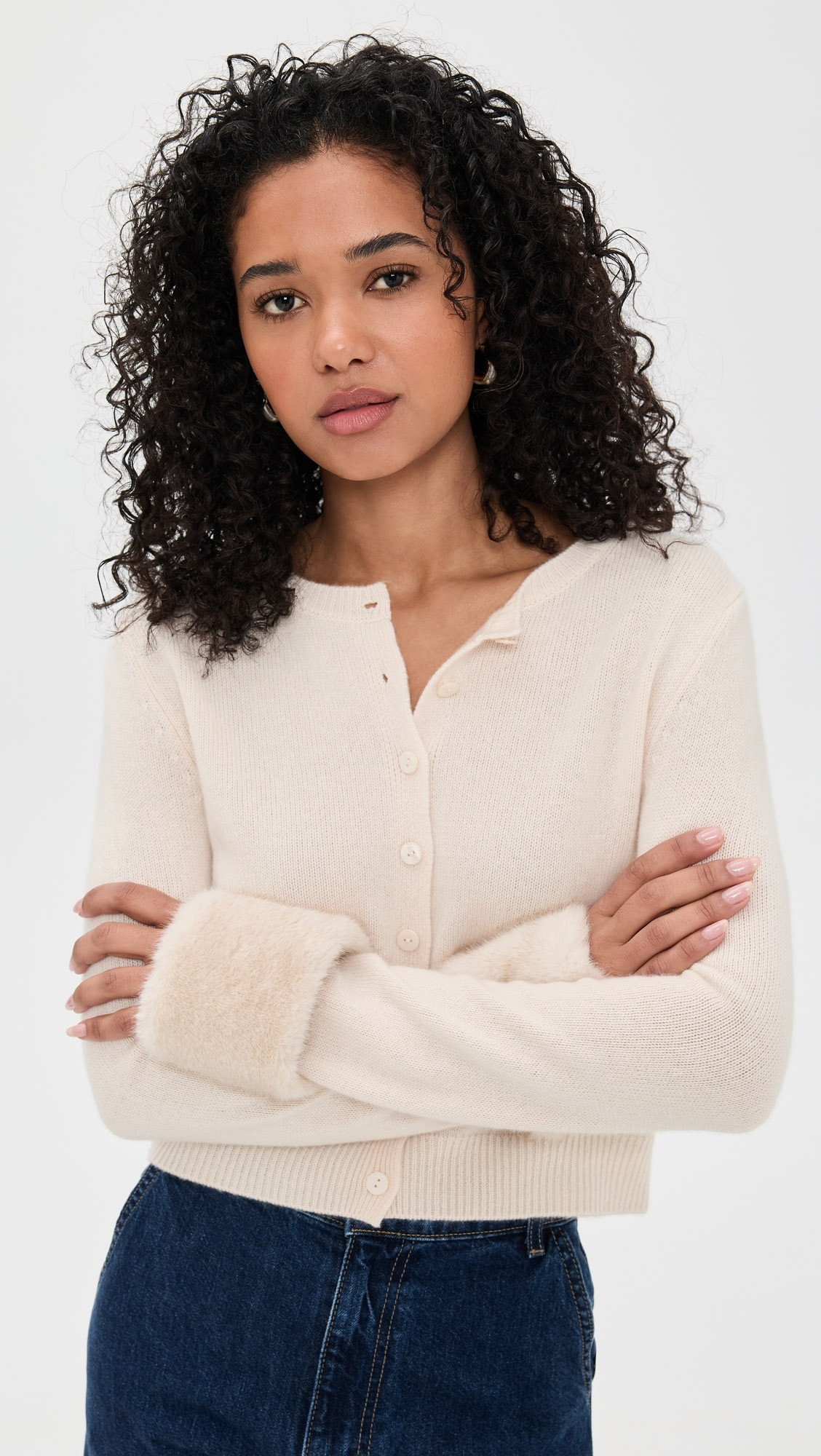 Clara Cashmere Crew Cardigan | Shopbop