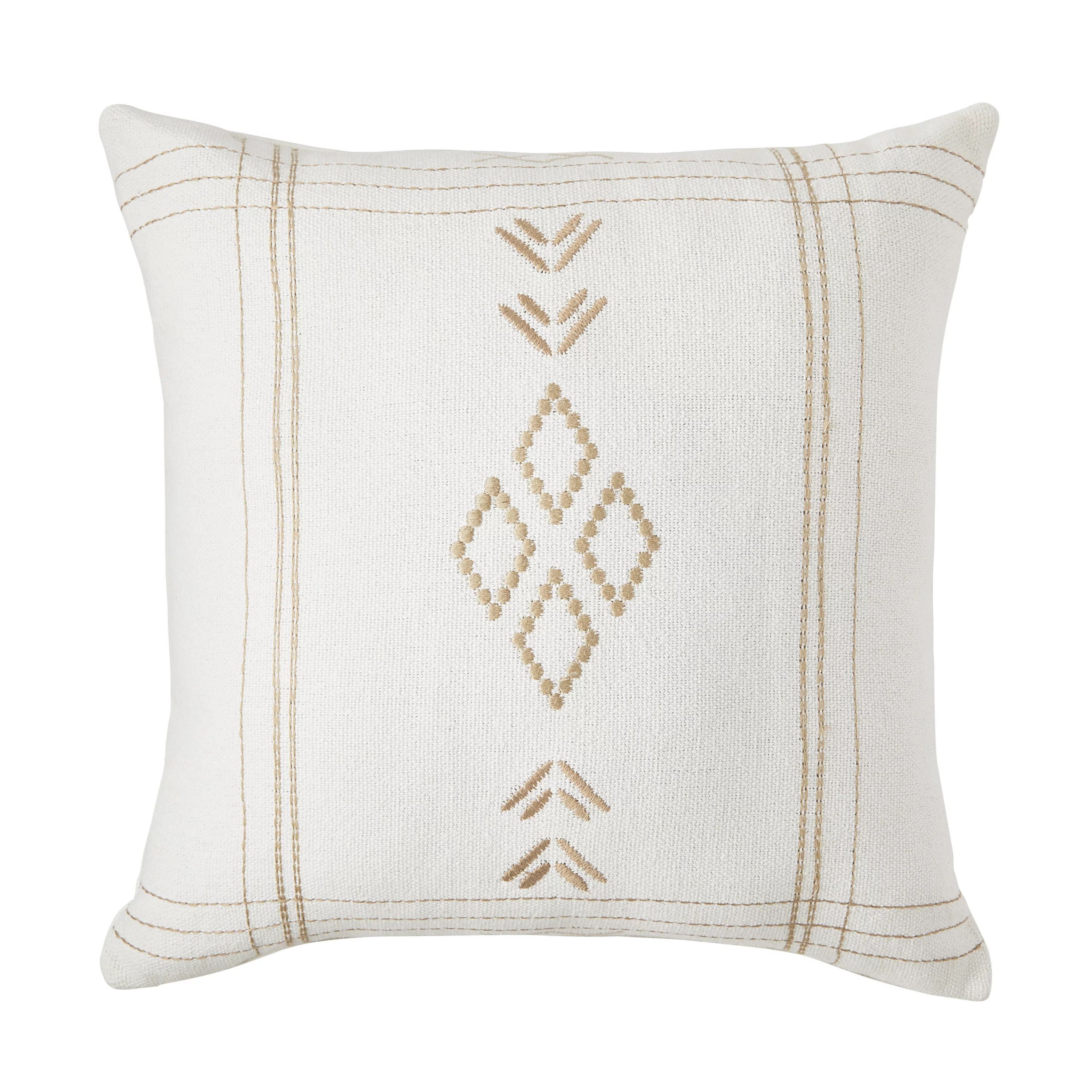 Better Homes & Gardens Beige Cactus 20" x 20" Pillow by Dave & Jenny Marrs | Walmart (US)