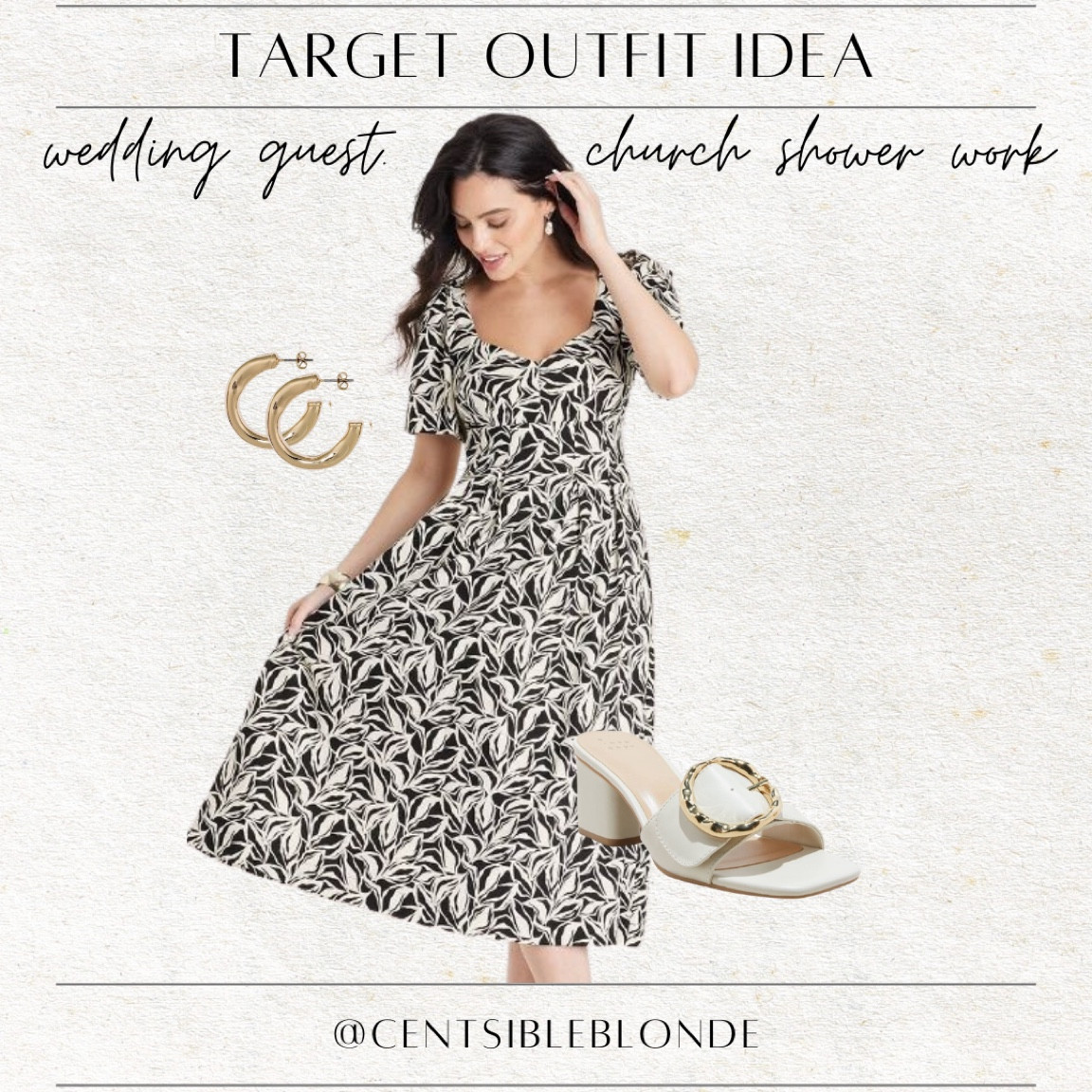 Church dress
Midi dress
baby shower 
Wedding guest dress
Wedding shower
Church dress
Heeled sandals
Gold hoops 

#LTKWorkwear #LTKWedding #LTKShoeCrush