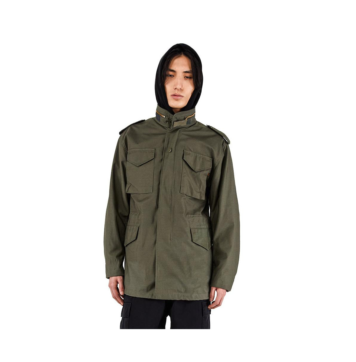 Alpha Industries M-65 field coat in olive