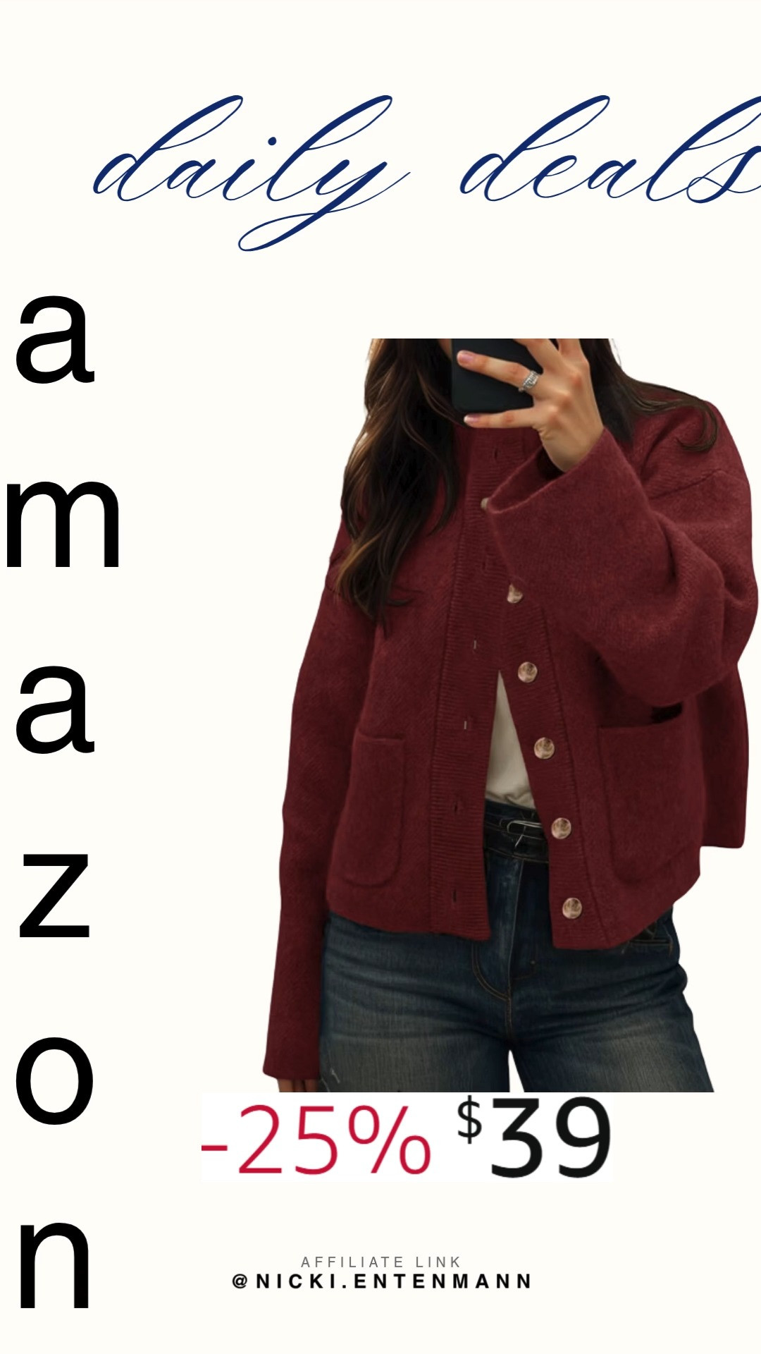 Cozy charm meets modern flair with Cicy Bell Womens Chunky Knit Cardigan Sweater featuring button down and open front design. Perfect for layering, it blends warmth, style, and confidence seamlessly. #cicybell #chunkyknit #cardigansweater #buttondownjacket #openfrontstyle #fashionfinds #styleessentials #ootdfashion #amazonfinds #shoppingdeal 🧥✨🍂 

 #LTKdayinmylife #LTKootd #LTKSaleAlert