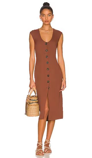 Becca Dress in Sepia Brown | Revolve Clothing (Global)