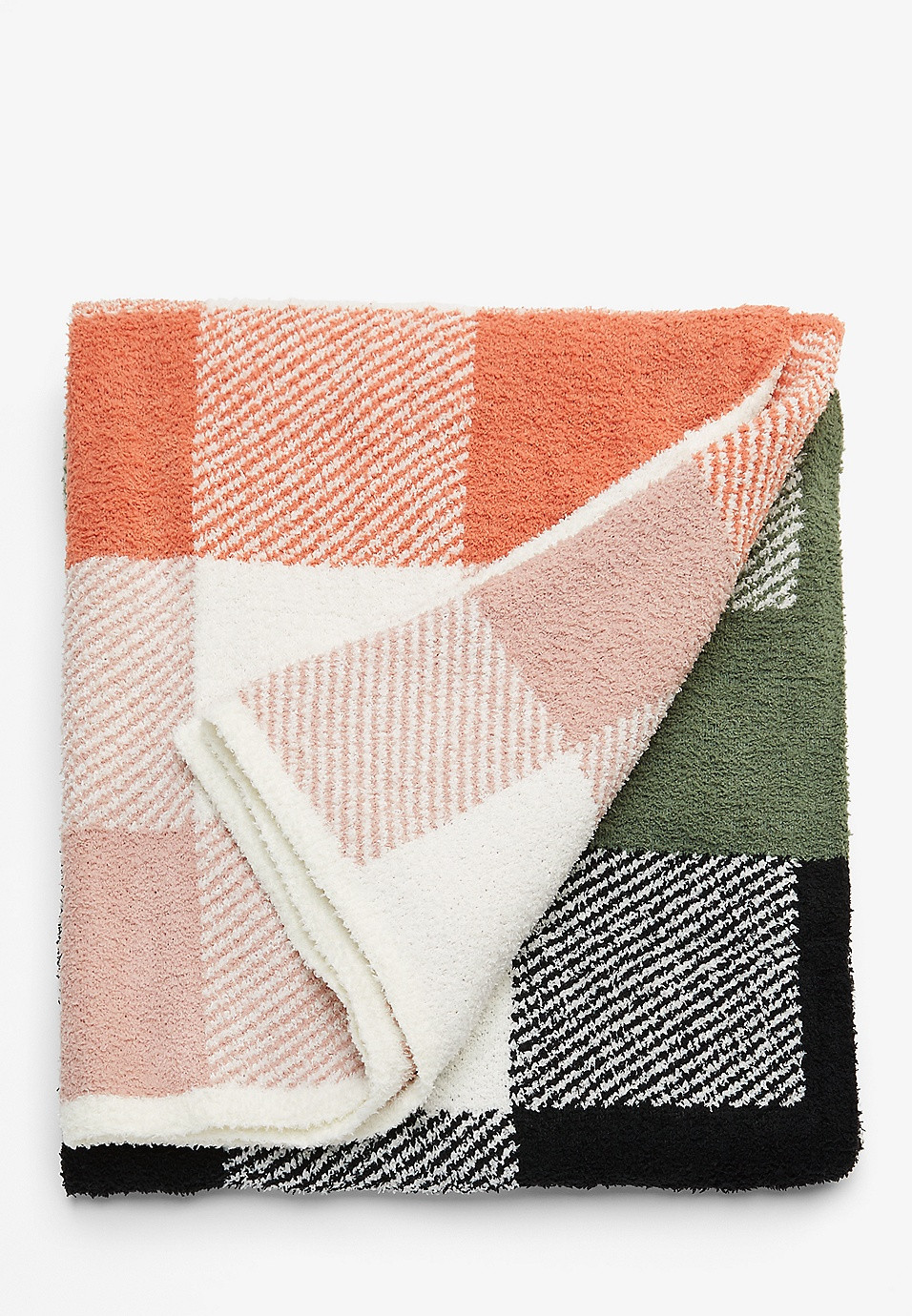 Checkered Multicolor Throw Blanket | Maurices