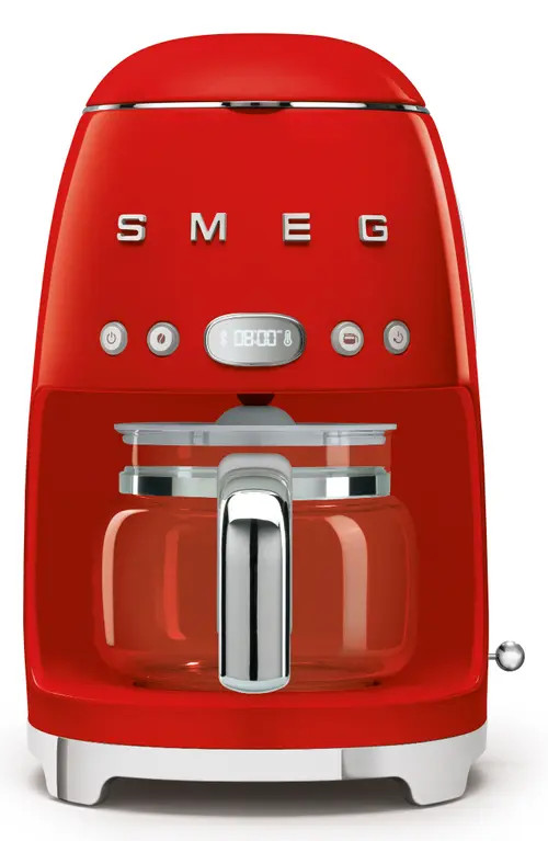 smeg '50s Retro Style 10-Cup Drip Coffeemaker in Red at Nordstrom | Nordstrom