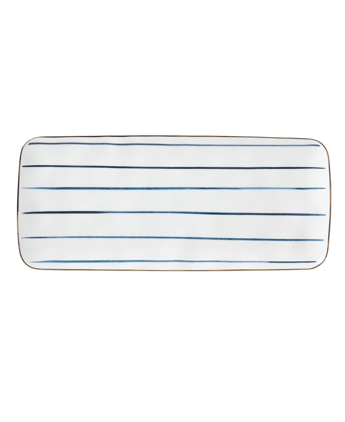 Lenox Blue Bay Hors D'Oeuvres Tray - White And Blue | Macy's