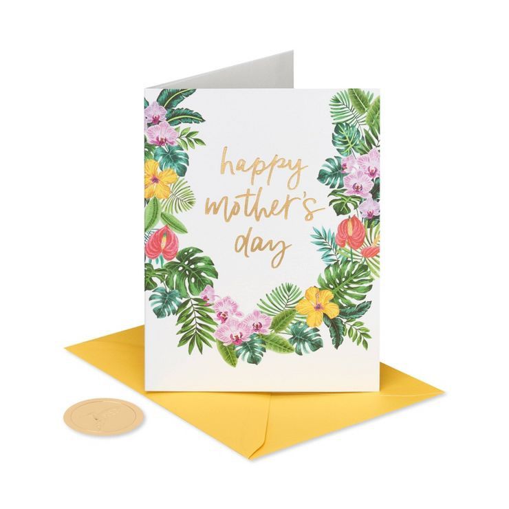 Mother's Day Card Tropical Garland - PAPYRUS | Target