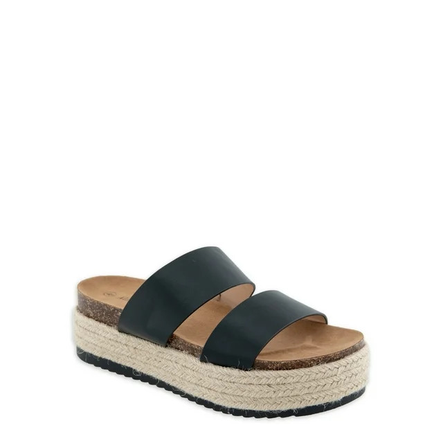 Alexis Bendel Women's Espadrille Platform Footbed Sandals, Sizes 6-10 | Walmart (US)