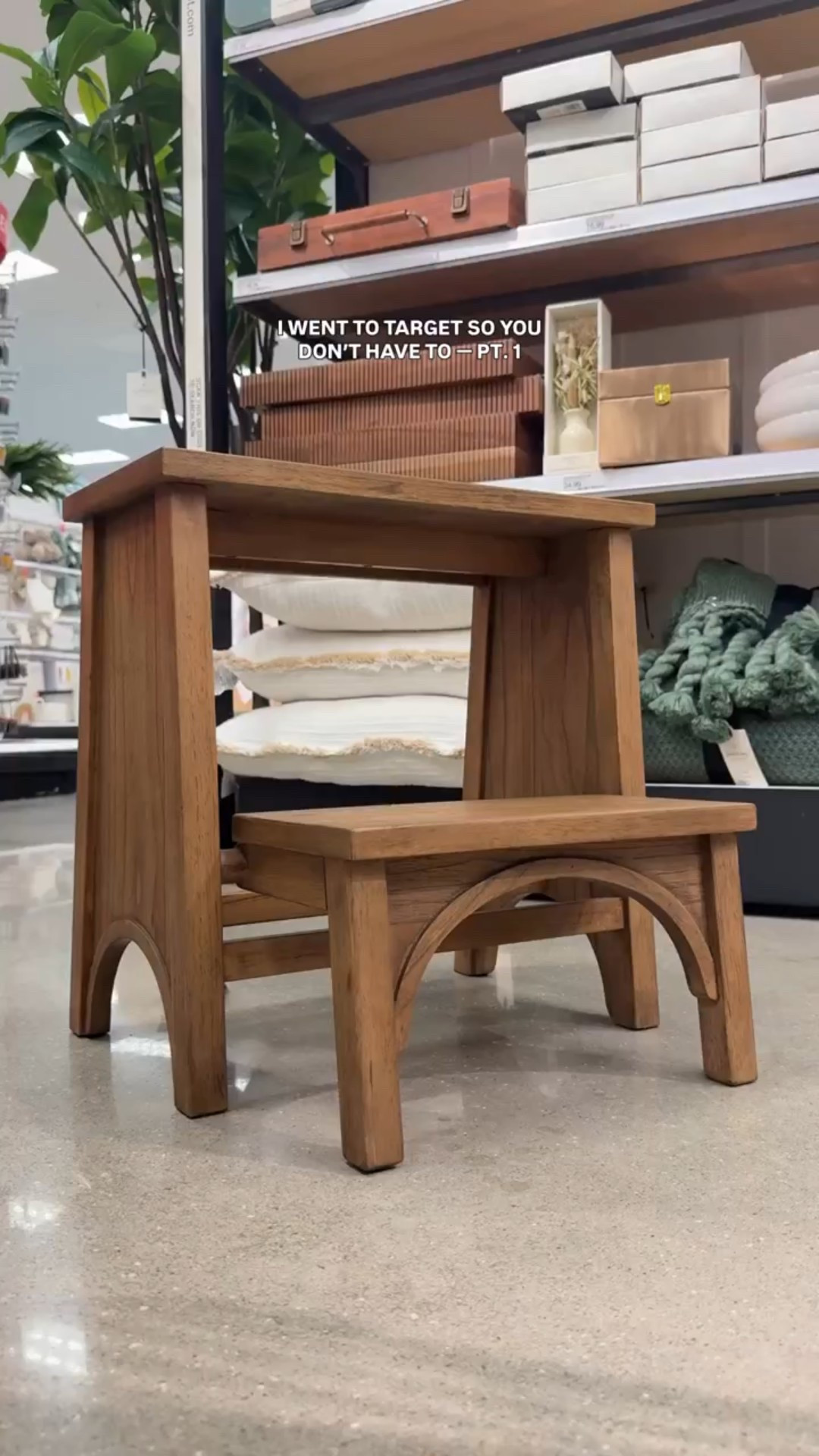 This arched foldable step stool is going viral & for good reason 😍 Be sure to check for in-store pickup/drive-up if shipping isn’t available! 

Target Style, Target Home, Home Decor, Home Organization  

#LTKHome #LTKSeasonal #LTKFindsUnder50