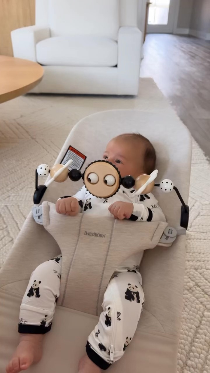 Baby Bjorn bouncer & toy bar
Google eyed toy bar
Kyte baby panda romper 
Baby boy

#LTKBump #LTKBaby #LTKKids