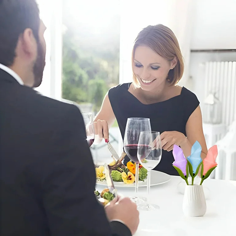 BPPEG 2026 New 8Pcs Flower Buds Serviette Holder Napkin Holders Table Arrangements for Dining Tab... | Walmart (US)