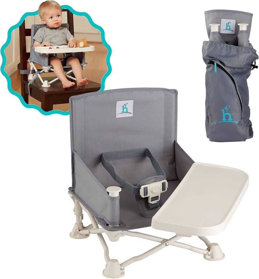 hiccapop OmniBoost Travel Booster Seat with Tray for Baby, Dining Table, Camping, Beach, Grandma... | Amazon (US)
