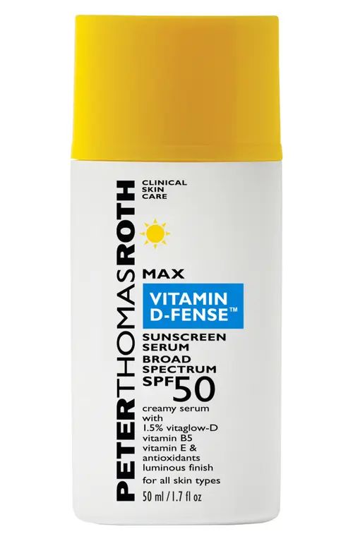 Peter Thomas Roth Max Vitamin D-Fense Sunscreen Serum Broad Spectrum SPF 50 at Nordstrom | Nordstrom
