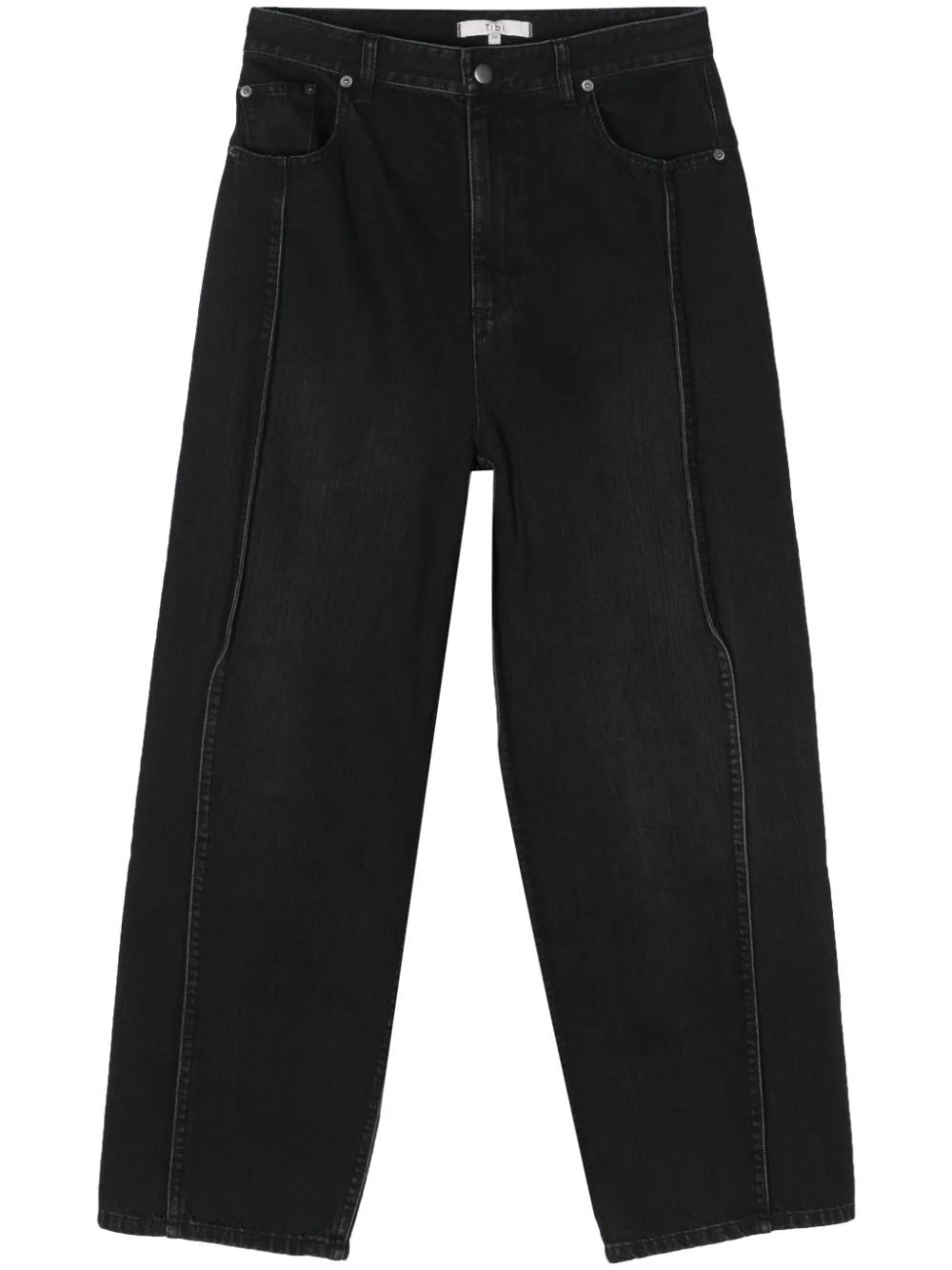 Tibi low-rise wide-leg Jeans - Farfetch | Farfetch Global