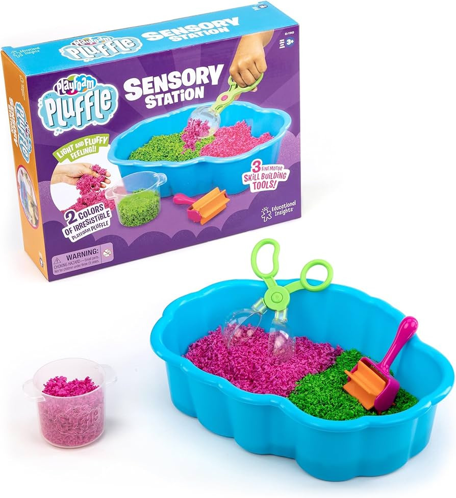 Educational Insights Pluffle® Sensory Station - Sensory Bin Foam Set, No Mess Alternative to San... | Amazon (US)