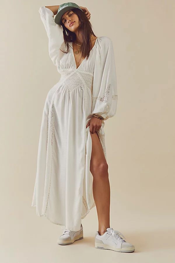 Southwest Lace Maxi Dress by Free People, Ivory, XS | Free People (Global - UK&FR Excluded)